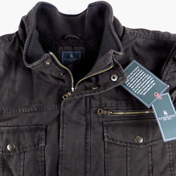 GH Bass Shearling Lined Military Field Coat NWT